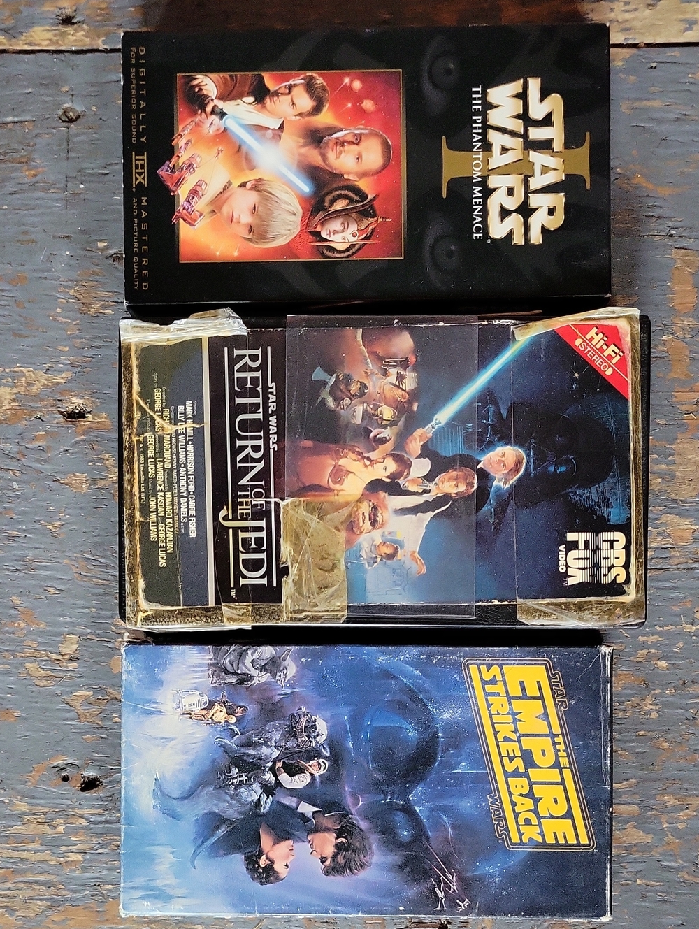 Star Wars Trilogy VHS Collection - Black
